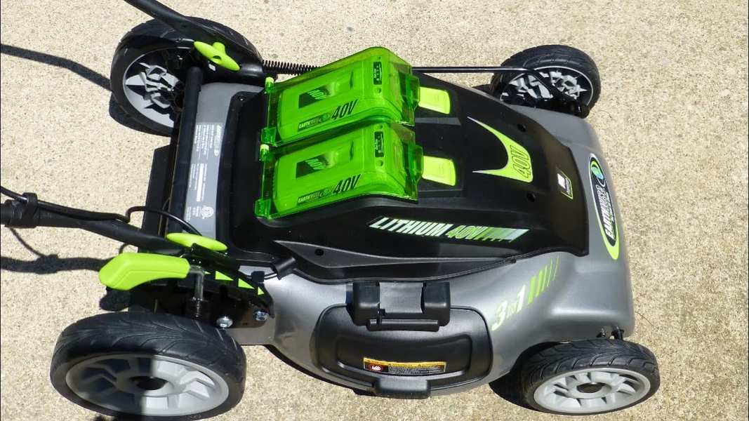 Batteries on an electric lawn mower how long do they last