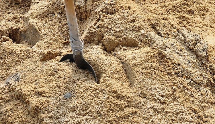 Shovel In Sand