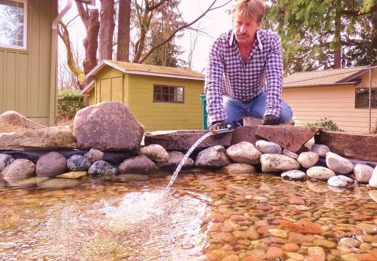 Filling Garden Pond