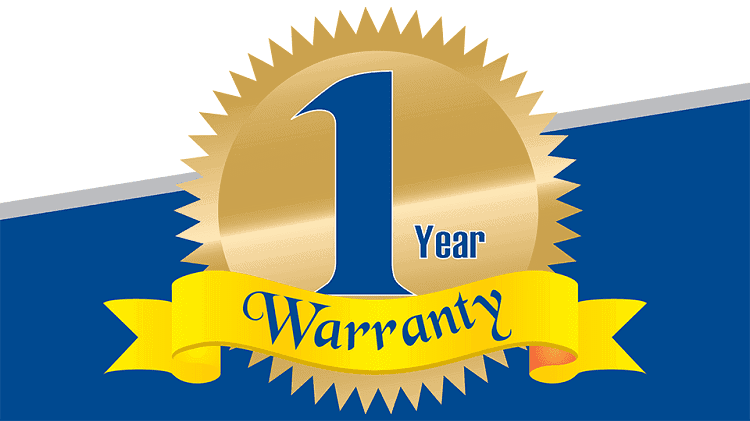 1 Year Warranty